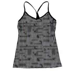 Nike Fit Dry Open-Back‎ Built-In Bra Racerback Tank Top Sz S